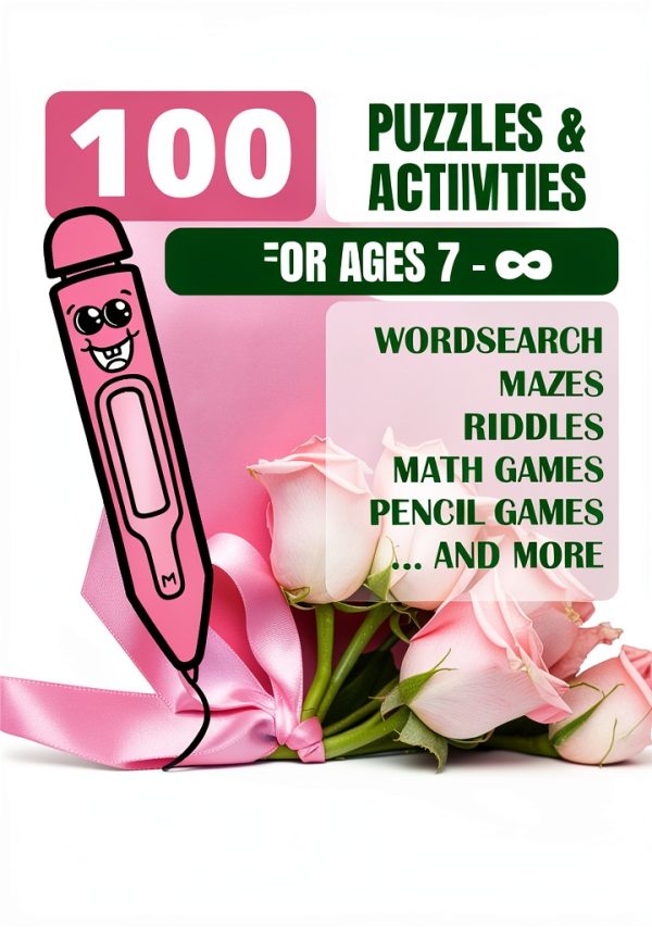 Travel Game Puzzle Book for Kids - Logic & Brain Teasers-0