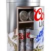 Coors Light Mini Fridge - Refrigerator for Bedroom Office, Portable Table Top Beverage Cooler, 12V 110V Refrigerador For Drinks, Soda, Wines, Use In Car, Dorm, Outdoor, 8 Can-1