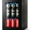Beverage Refrigerator 24-Can Mini Cooler Electactic JC-90 Black-0
