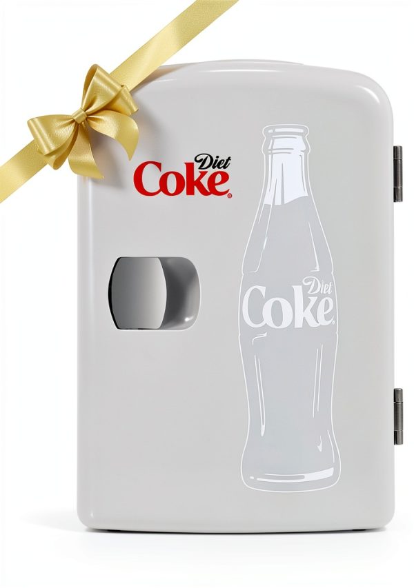 Diet Coke Mini Fridge Koolatron Refrigerator DC04 Gray 6 Can-1
