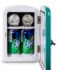 Koolatron Mini Fridge - Refrigerator for Bedroom Office, Portable Table Top Beverage Cooler, 12V 110V Refrigerador For Drinks, Soda, Wine, Use In Car, Dorm, Outdoor, Patio, 6 Can-9