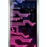 Gaming Beverage Refrigerator Manastin MSDGBR 3.2 Cu Ft LED Light Up-0