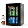 Beverage Refrigerator 24-Can Mini Cooler Electactic JC-90 Black-5