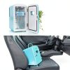 Koolatron Mini Fridge - Refrigerator for Bedroom Office, Portable Table Top Beverage Cooler, 12V 110V Refrigerador For Drinks, Soda, Wine, Use In Car, Dorm, Outdoor, Patio, 6 Can-2