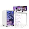 Gaming Beverage Refrigerator Manastin MSDGBR 3.2 Cu Ft LED Light Up-1