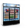Commercial Beverage Refrigerator Velieta 60 Cu Ft Black with 12-2