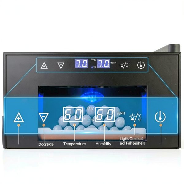 Cigar Electric Humidor 25L Velieta with LED Screen and Safety Lock-3