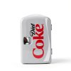 Diet Coke Mini Fridge Koolatron Refrigerator DC04 Gray 6 Can-8
