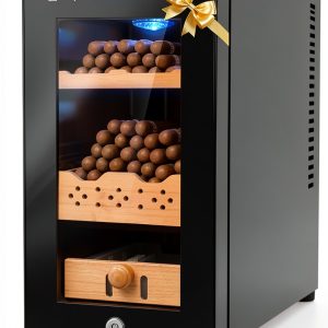 Cigar Electric Humidor 25L Velieta with LED Screen and Safety Lock-0