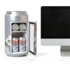 Coors Light Mini Fridge - Refrigerator for Bedroom Office, Portable Table Top Beverage Cooler, 12V 110V Refrigerador For Drinks, Soda, Wines, Use In Car, Dorm, Outdoor, 8 Can-2