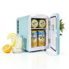 Koolatron Mini Fridge - Refrigerator for Bedroom Office, Portable Table Top Beverage Cooler, 12V 110V Refrigerador For Drinks, Soda, Wine, Use In Car, Dorm, Outdoor, Patio, 6 Can-7