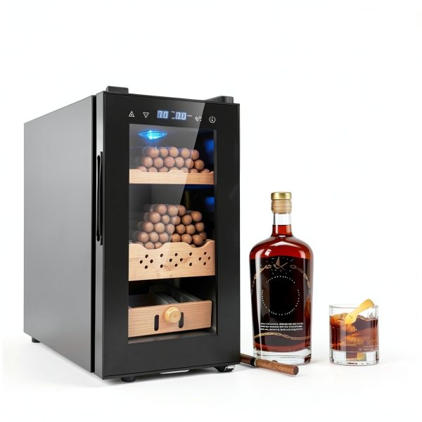 Cigar Electric Humidor 25L Velieta with LED Screen and Safety Lock-4