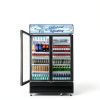 Commercial Beverage Refrigerator Velieta 60 Cu Ft Black with 12-6