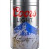 Coors Light Mini Fridge - Refrigerator for Bedroom Office, Portable Table Top Beverage Cooler, 12V 110V Refrigerador For Drinks, Soda, Wines, Use In Car, Dorm, Outdoor, 8 Can-5