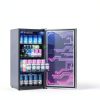 Gaming Beverage Refrigerator Manastin MSDGBR 3.2 Cu Ft LED Light Up-2